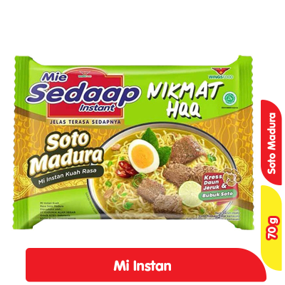 Sedaap Mi Instan Soto Madura 70 g