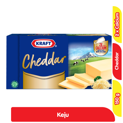 Kraft Keju Cheddar 150 g
