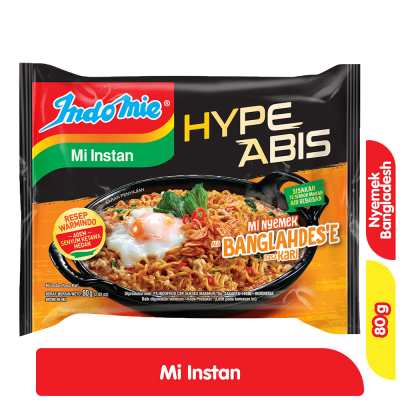 Indomie Hype Abis Mi Instan Nyemek Bangladesh Kari 80 g
