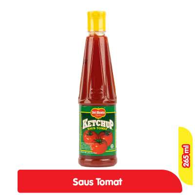 Del Monte Saus Tomat Botol 265 ml