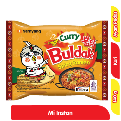 Samyang Mi Instan Ramen Kari Ayam Pedas Buldak 140 g