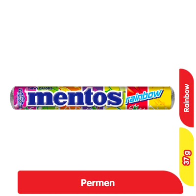 mentos Permen Rainbow Roll 37 g