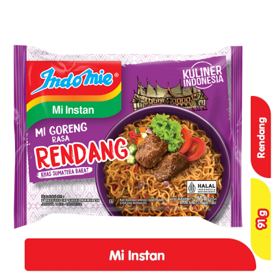 Indomie Mi Instan Goreng Rendang 91 g
