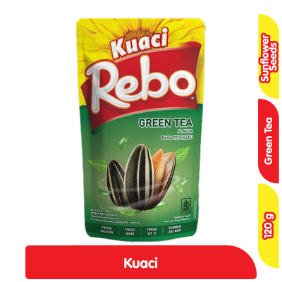 Rebo Kuaci Biji Bunga Matahari Green Tea 120 g