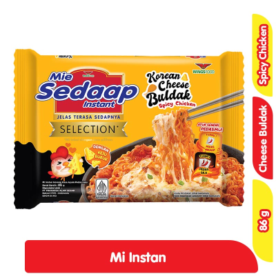 Sedaap Mi Instan Korean Keju Buldak 86 g